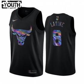 Dres Chicago Bulls Zach LaVine 8 Iridescent HWC Collection Swingman - Dječji